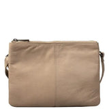 A.Eriksson Henni olkalaukku - nahkalaukku - naisten laukut - beige - IHANA Store