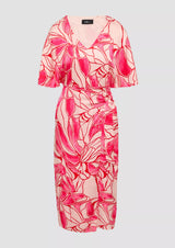 s.Oliver juhlamekko - punainen - kuvioitu - naisten vaatteet - IHANA Store