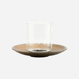 House Doctor kynttilähurrikaani - koti - sisustus - valonluoja - lasinen hurrikaani - metallinen alunen - IHANA Store - lifestylemyymälä - verkkokauppa