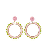 Amanda B korvakorut - roosa - naisten korut - IHANA Store - naisten pukeutuminen