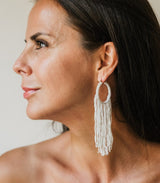 Amanda B. Exclusive korvakorut - valkoinen - korut - naisten asusteet - muoti - lifestyle - IHANA Store - kotimainen verkkokauppa