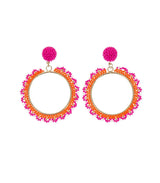 Amanda B korvakorut - pinkki - naisten korut - IHANA Store - naisten pukeutuminen