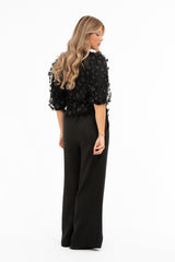 Capri Collection Chateau pusero - musta - juhlapaita - naisten vaatteet - IHANA Store - kotimainen verkkokauppa - lifestyle - naisten pukeutuminen