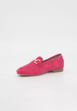 Duffy loaferit - fuksia - koristeketju - kangaskengät - naisten kengät - IHANA Store - lifestylemyymälä - verkkokauppa