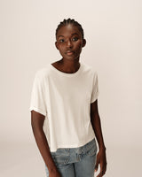 Grace & MIla Parma t-paita - valkoinen - t-paidat - naisten muoti - naisten valkoinen t-paita - pukeutuminen - lifestylemyymälä - verkkokauppa - IHANA Store