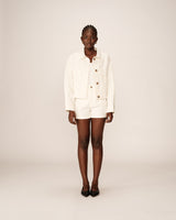 Grace&Mila Polette takki - luonnonvalkoinen- naisten vaatteet - jakku - farkkutakki - IHANA Store - muoti - lifestyle