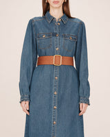 Grace & Mila Nelsie vyö - konjakin ruskea - leveä vyö - asusteet - muoti - lifestylemyymälä - verkkokauppa - IHANA Store