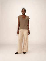 Grace & Mila Pacino toppi - ruskea kimalle - naisten muoti - yläosat - lifestylemyymälä - IHANA Store