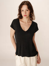 Grace & Mila Pacino toppi - tummansininen kimalle - naisten muoti - yläosat - lifestylemyymälä - IHANA Store