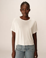 Grace & MIla Parma t-paita - valkoinen - t-paidat - naisten muoti - naisten valkoinen t-paita - pukeutuminen - lifestylemyymälä - verkkokauppa - IHANA Store