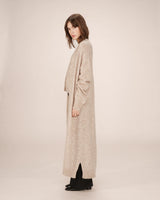 Grace & Mila Santiago neuletakki - beige - pitkät neuletakit - naisten muoti - lifestyle - IHANA Store