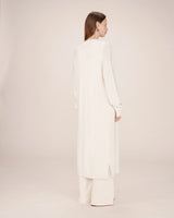 Grace & Mila Santiago neuletakki - luonnonvalkoinen - pitkät neuletakit - naisten muoti - lifestyle - IHANA Store