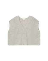 Grace & Mila Savant neuletakki - greige - neuletakit - lyhythihaiset neuletakit - neuleliivit - alpakkasekoite - naisten muoti - lifestyle- IHANA Store