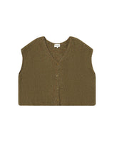 Grace & Mila Savant neuletakki - vihrea - neuletakit - lyhythihaiset neuletakit - neuleliivit - alpakkasekoite - naisten muoti - lifestyle- IHANA Store