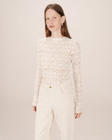 Grace & MIla Shady pusero - luonnonvalkoinen - pitsipaidat - naisten muoti - vaatteet - pukeutuminen - lifestyle - IHANA Store - verkkokauppa