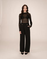 Grace & Mila Shady pusero - musta - pitsipaidat - naisten muoti - vaatteet - pukeutuminen - lifestyle - IHANA Store - verkkokauppa