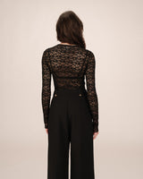 Grace & Mila Shady pusero - musta - pitsipaidat - naisten muoti - vaatteet - pukeutuminen - lifestyle - IHANA Store - verkkokauppa