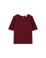 Grace & Mila Shine t-paita - viininpunainen - naisten lyhythihaiset puserot - paidat ja topit - naisten muoti - pukeutuminen - lifestylemyymälä - IHANA Store
