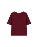 Grace & Mila Shine t-paita - viininpunainen - naisten lyhythihaiset puserot - paidat ja topit - naisten muoti - pukeutuminen - lifestylemyymälä - IHANA Store