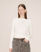 Grace & Mila Sioux pusero - luonnonvalkoinen - naisten muoti - naisten paidat - pitkähihaiset puserot - lifestylemyymälä - IHANA Store