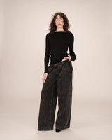 Grace & Mila Sioux pusero - musta - naisten muoti - naisten paidat - pitkähihaiset puserot - lifestylemyymälä - IHANA Store