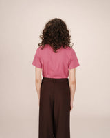 Grace & Mila Soft t-paita - marjapuuron punainen - printti t-paidat - naisten muoti - lifestyle - IHANA Store