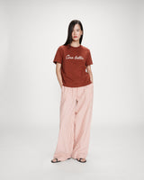 Grace & MIia Vanders t-paita - terracotta - t-paidat - naisten vaatteet - muoti - lifestyle - IHANA Store - kotimainen verkkokauppa