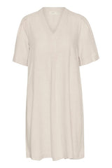 InWear Ellie mekko - beige - tunikamekko - pellavamekko - naisten vaatteet - IHANA Store