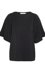 InWear Leicent t-paita - musta - naisten pusero - perhoshiha - naisten vaatteet - IHANA Store - lifestylmeyymälä