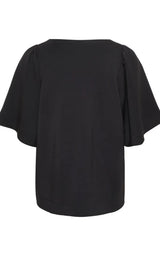 InWear Leicent t-paita - musta - naisten pusero - perhoshiha - naisten vaatteet - IHANA Store - lifestylmeyymälä