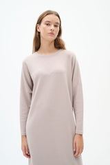 InWear Annie collegemekko - beige - trikoomekot - naisten mekot - muoti -lifestyle - IHANA Store