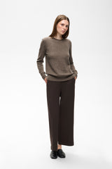 InWear Gincette Cropped housut - ruskea - collegehousut- naisten vaatteet - alaosat - vapaa-ajan vaate - IHANA Store - lifestyle