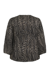 InWear Liberty pusero - musta valko kuvioitu - puserot - naisten muoti - pukeutuminen - lifestyle - IHANA Store - kotimainen verkkokauppa
