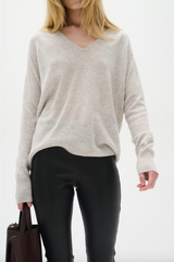 InWear Luella nahkahousut - musta - nahkahousut - kapealahkeiset housut -naisten muoti - lifestylemyymälä - IHANA Store