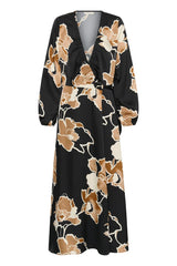 InWear Olive kietaisumekko - musta kuvioitu - naisten juhlavaatteet - muoti - lifestyle - IHANA Store - kotimainen verkkokauppa