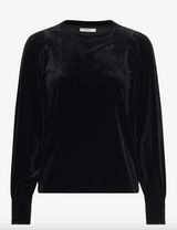 InWear Oriel samettipusero - musta - naisten vaatteet - muoti - pukeutuminen - lifestyle - IHANA Store