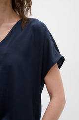 InWear Rindal t-paita - tummansininen - muoti - naisten vaatteet - yläosat - IHANA Store