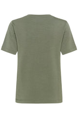 InWear Vincent logo t-paita - vihreä - college t-paita - muoti - naisten vaatteet - lifestyle - IHANA Store - kotimainen verkkkokauppa