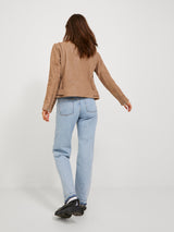 JJXX Holly nahkatakki - ruskea - Nahkatakit - Naisten vaatteet - muoti - IHANA Store - lifestylemyymälä