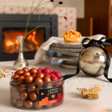 Lakrids by Bülow Mixed Classic & Raspberry lajitelma - suklaakuorrutettu lakritsi - lahjapakkaus - premium lakritsi - koti - herkut - IHANA Store