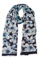 Lasessor Fiori huivi - sininen - naisten asusteet - muoti - lifestyle - IHANA Store