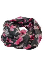 Lasessor Leila silkkituubihuivi vihreä kuvioitu - asusteet - naisten muoti - IHANA Store