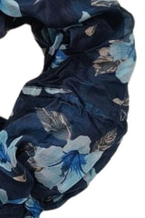 Lasessor Leila silkkituubihuivi - sininen - naisten asusteet - huivit - IHANA Store