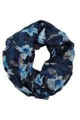 Lasessor Leila silkkituubihuivi - sininen - naisten asusteet - huivit - IHANA Store