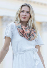 Lasessor Leila silkkituubihuivi - roosa - naisten asusteet - huivit - IHANA Store