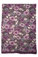 Lasessor Lennie villahuivi - luumu - naisten asusteet ja vaatteet - IHANA Store - lifestylemyymälä