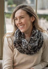 Lasessor Loreen silkkituubihuivi - harmaa - naisten asusteet - muoti - silkkihuivi - lifestyle - IHANA Store