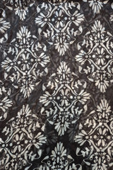 Lasessor Tarina silkkituubihuivi - musta kuvioitu - naisten asusteet - muoti - lifestyle - IHANA Store