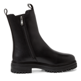 Marco Tozzi nahkanilkkurit - musta - naisten kengät - talvikengät - IHANA Store