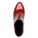 Marco Tozzi patenttiilkkurit - punainen - naisten kengät - nilkkurit - kenkämuoti - lifestylemyymälä - IHANA Store